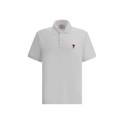 Ami Paris wit katoenen poloshirt