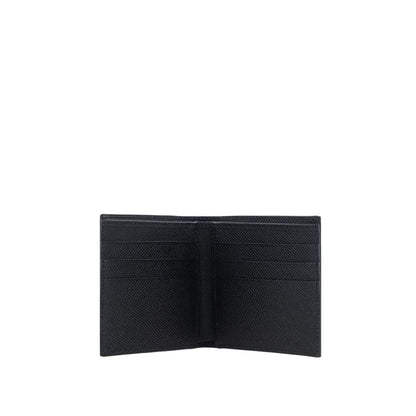 Portefeuille Dolce & Gabbana en cuir de veau noir Bos Taurus