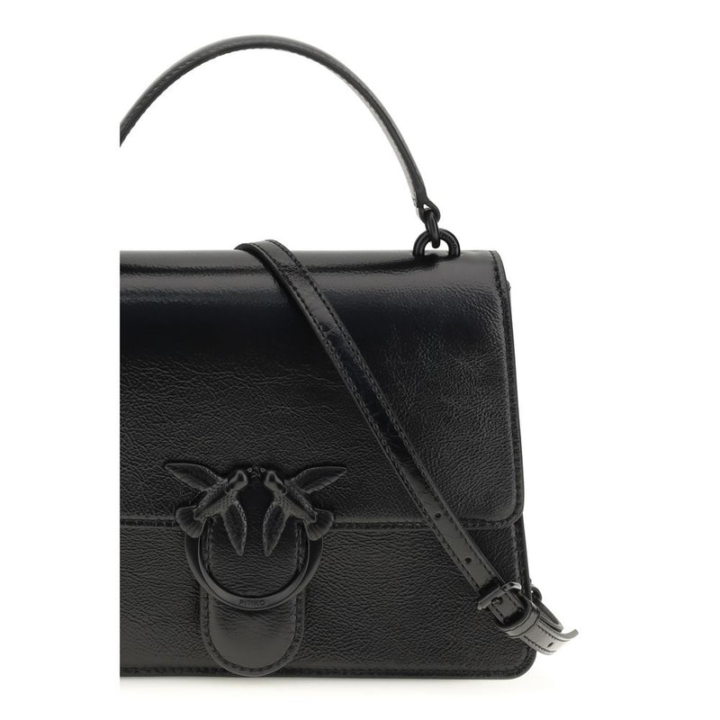 PINKO Black Lamb Ovis Aries Handbag - Élégance et Polyvalence
