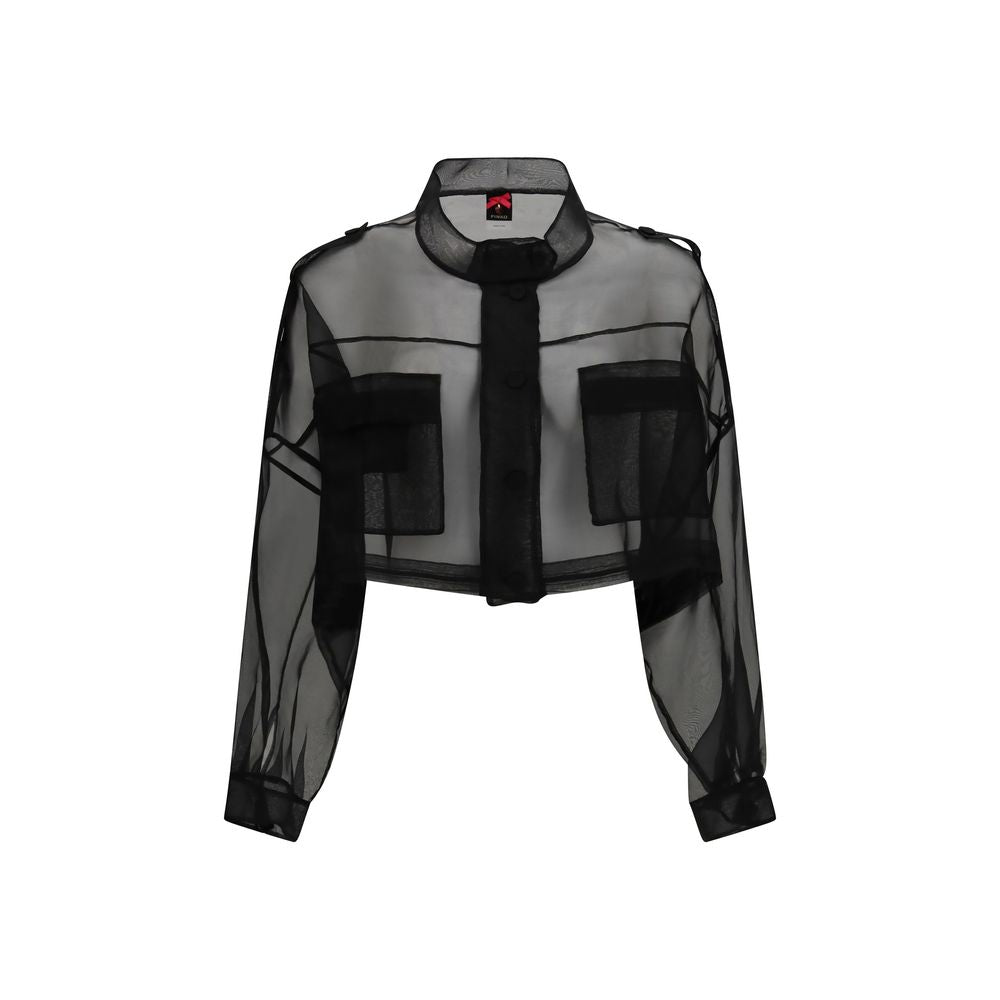 Manteau PINKO en soie noire