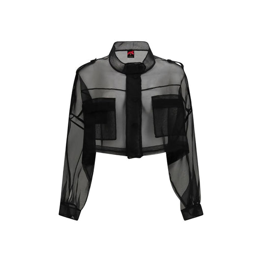 Manteau PINKO en soie noire