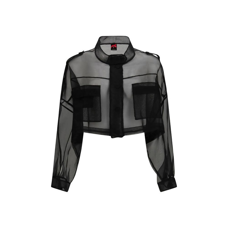 Manteau PINKO en soie noire