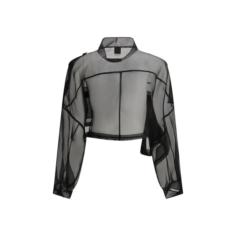 Manteau PINKO en soie noire