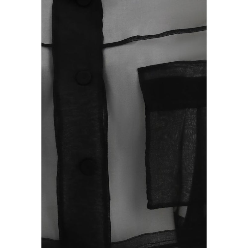 Manteau PINKO en soie noire