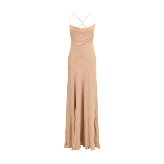PINKO Multicolor Polyester Cocktail Dress - Strass Slipdress