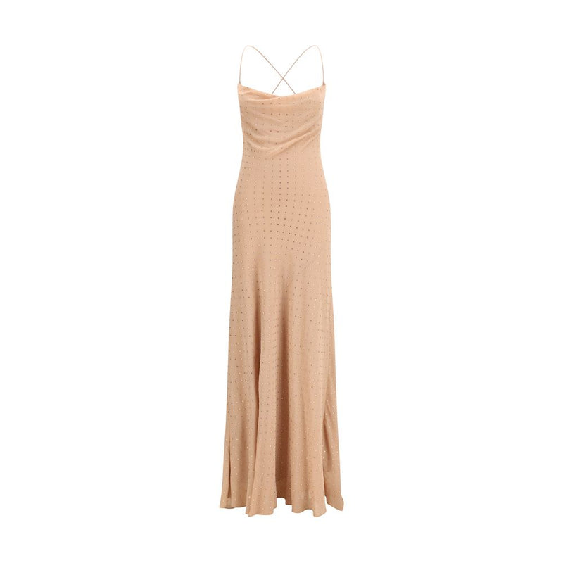 PINKO Multicolor Polyester Cocktail Dress - Strass Slipdress