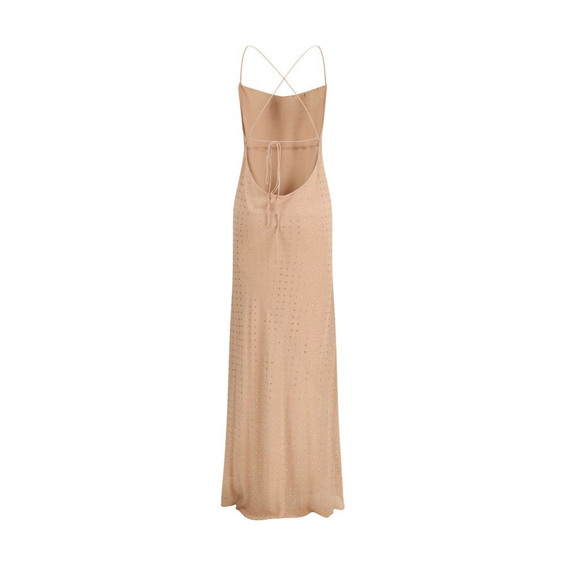PINKO Multicolor Polyester Cocktail Dress - Strass Slipdress