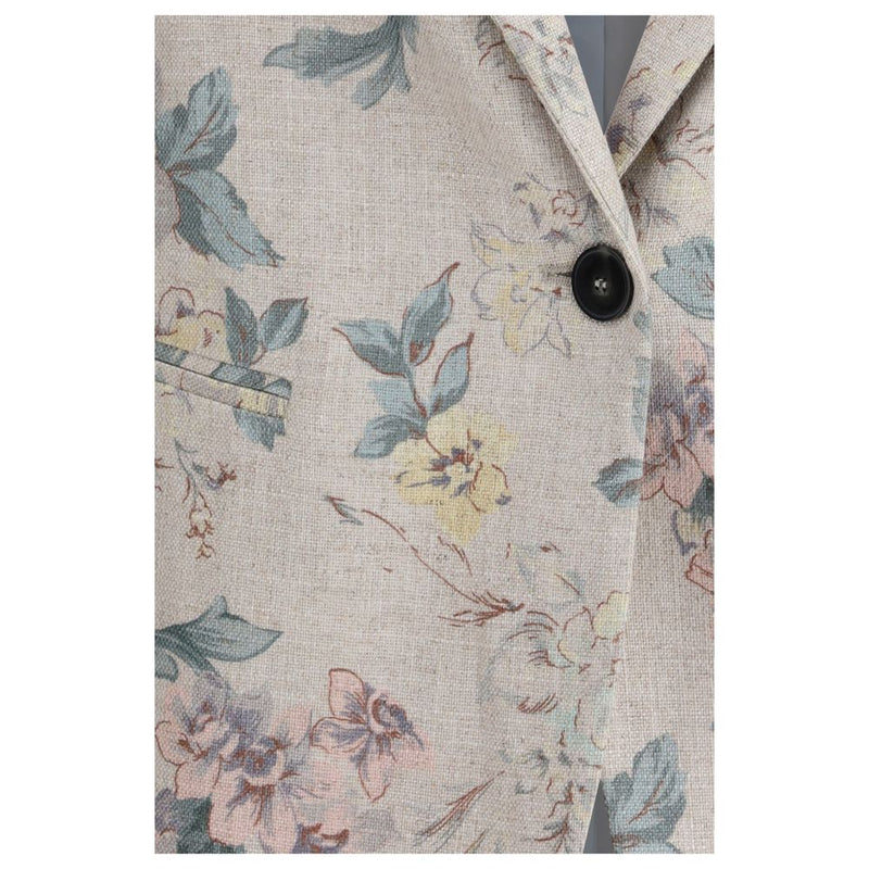 Forte_Forte Peonia My Love Multicolor Viscose Coat