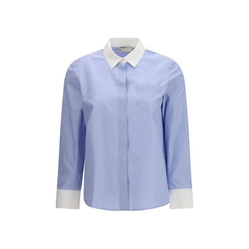 Tory Burch Blue Cotton Pattern Shirt for Women