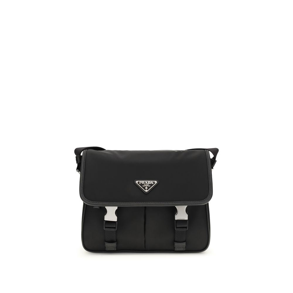 Sac à bandoulière Prada en polyamide noir