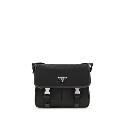 Sac à bandoulière Prada en polyamide noir