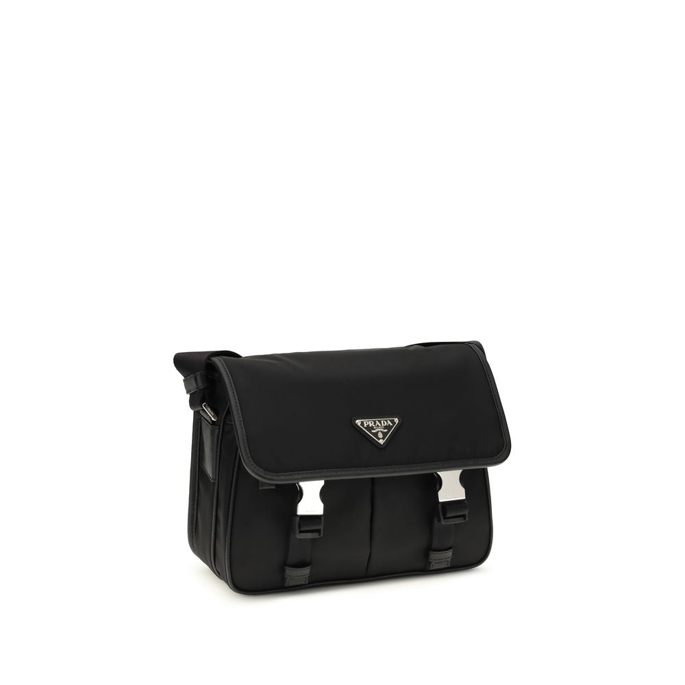 Sac à bandoulière Prada en polyamide noir