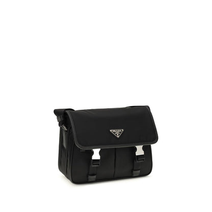 Sac à bandoulière Prada en polyamide noir