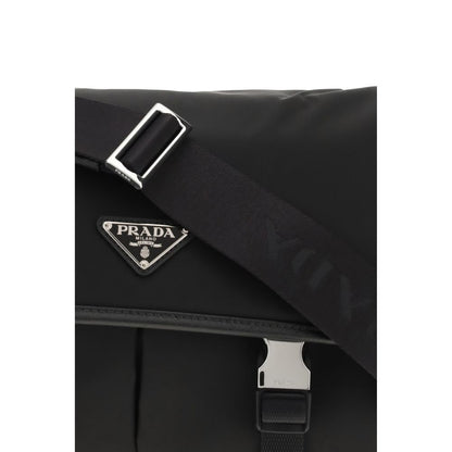 Sac à bandoulière Prada en polyamide noir