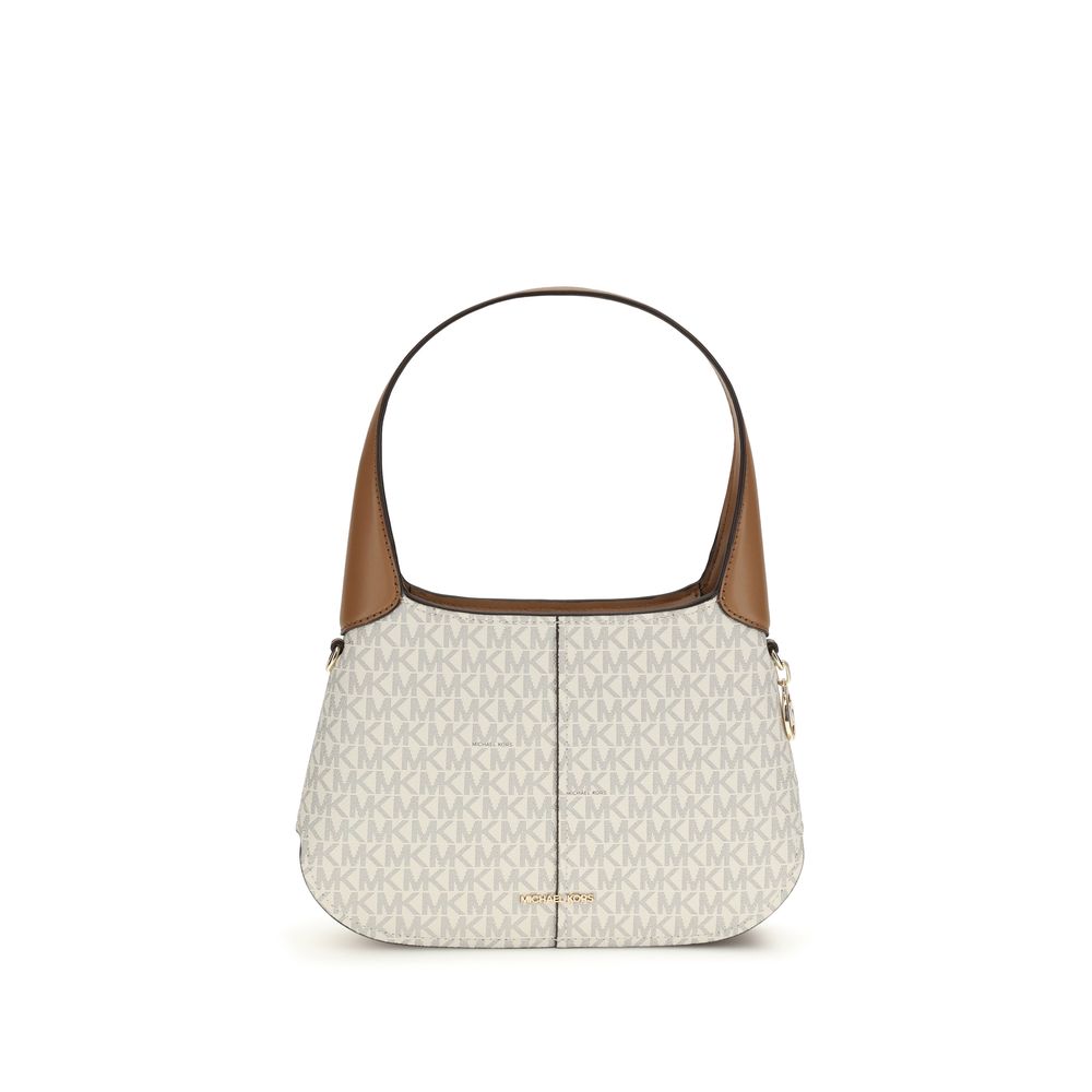 Michael Kors Alice Beige Cotton Shoulder Bag - Élégance et Praticité