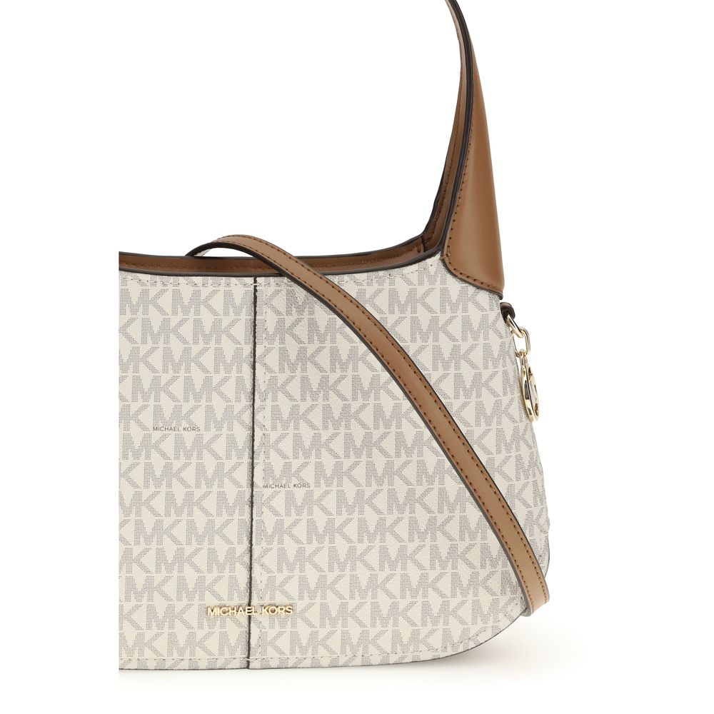Michael Kors Alice Beige Cotton Shoulder Bag - Élégance et Praticité