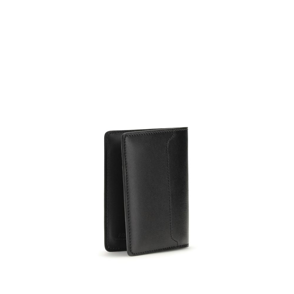 Portefeuille Fendi Bos Taurus en cuir de veau noir