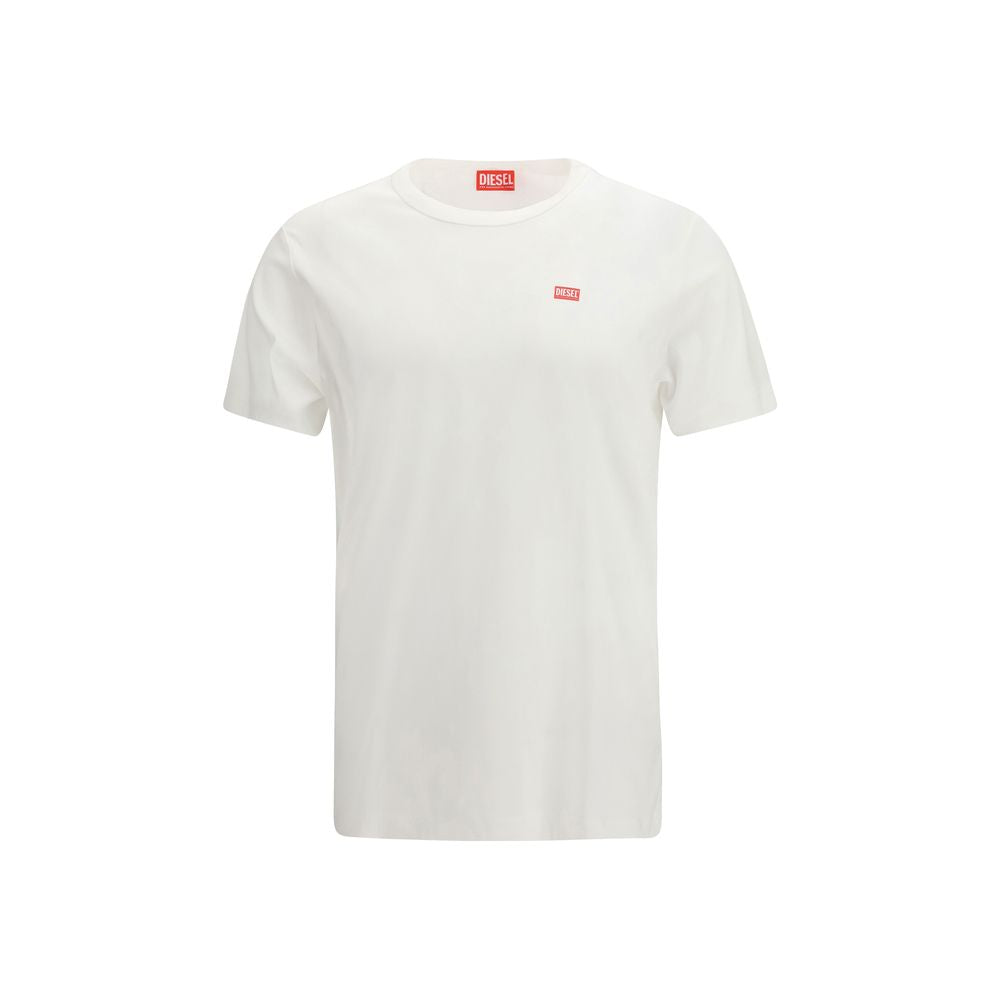 Diesel T-Angie-Od White Cotton T-Shirt for Men