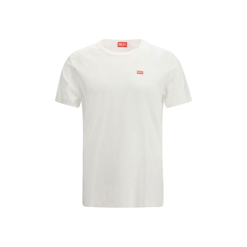 Diesel wit katoenen T-shirt