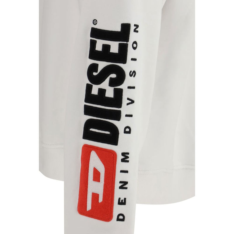 Diesel wit katoenen sweatshirt