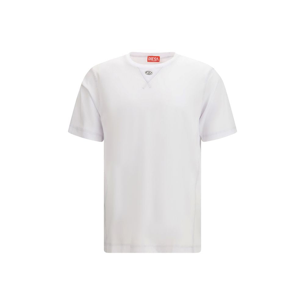 T-shirt en coton noir Diesel T-madjust-tr pour homme