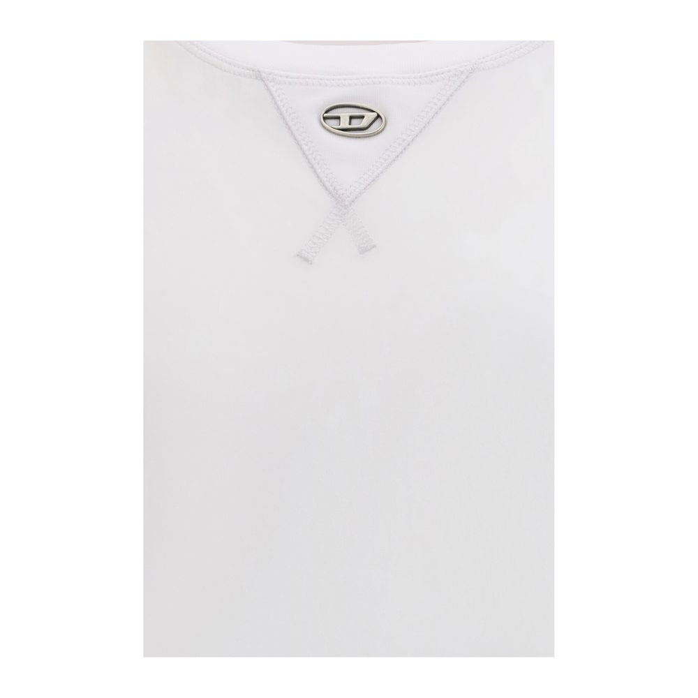T-shirt en coton noir Diesel T-madjust-tr pour homme