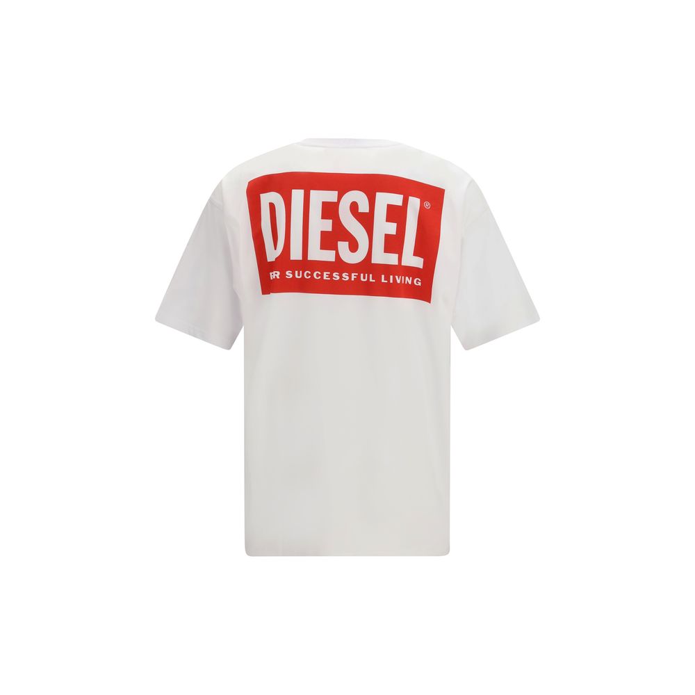 Diesel wit katoenen T-shirt