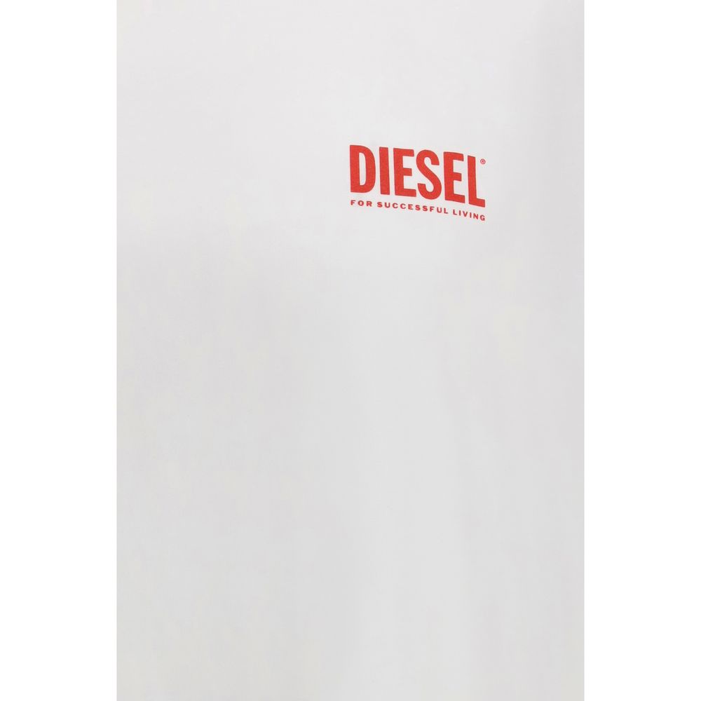 Diesel wit katoenen T-shirt