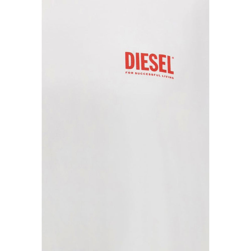 Diesel wit katoenen T-shirt