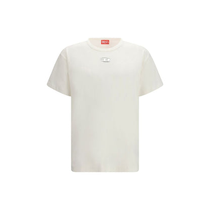 Diesel wit katoenen T-shirt