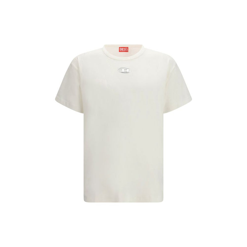 Diesel wit katoenen T-shirt
