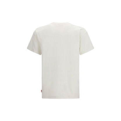 Diesel wit katoenen T-shirt