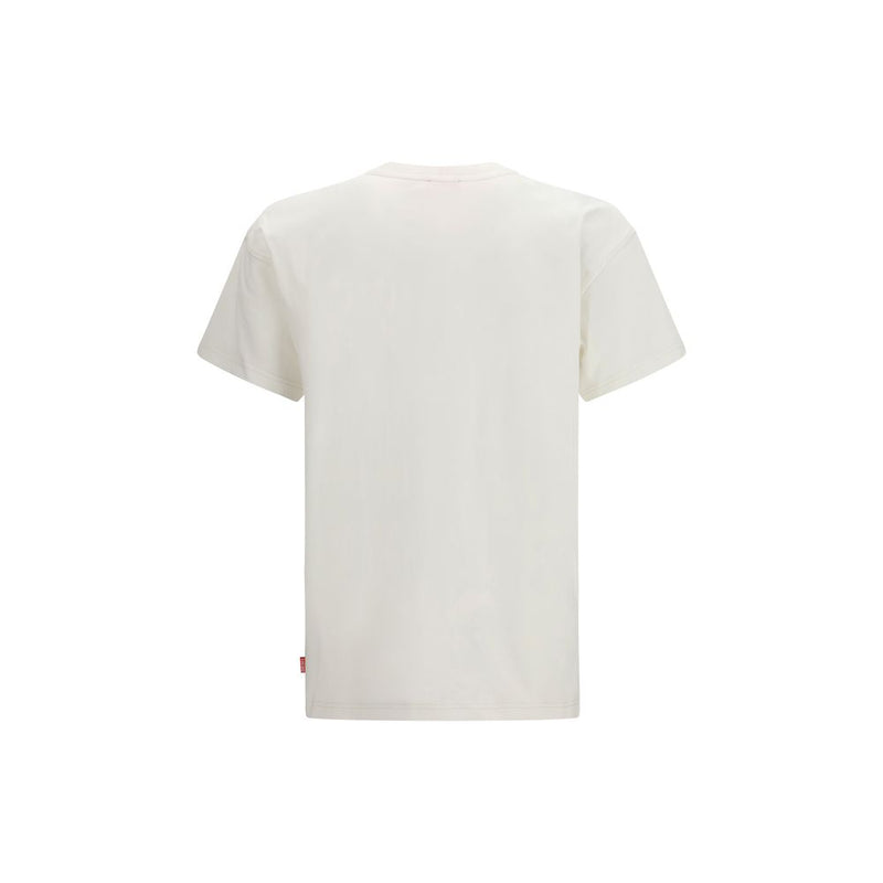 Diesel wit katoenen T-shirt