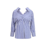 Givenchy Blue Cotton Pattern Shirt - Modern Elegance