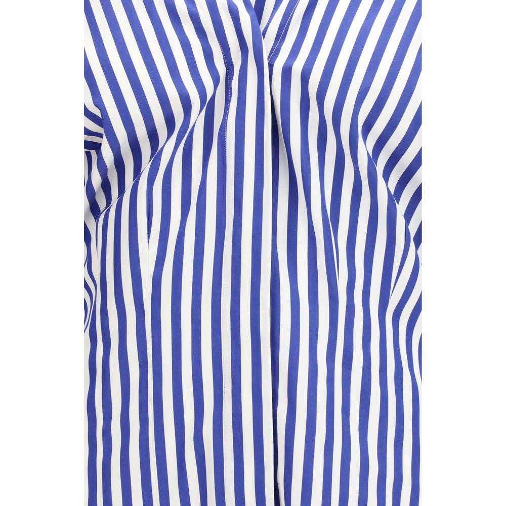 Givenchy Blue Cotton Pattern Shirt - Modern Elegance
