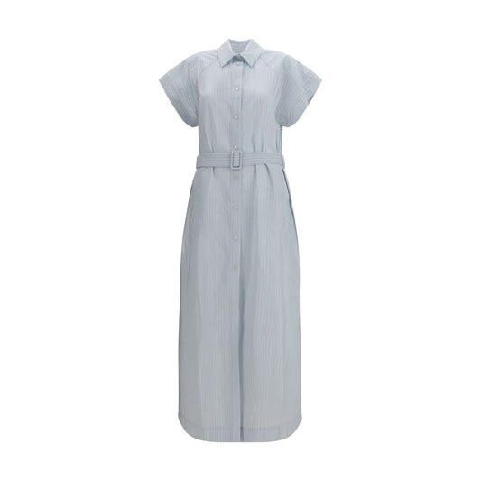 Jacob Cohen Blue Copper Long Dress - Élégant Style Chemisier