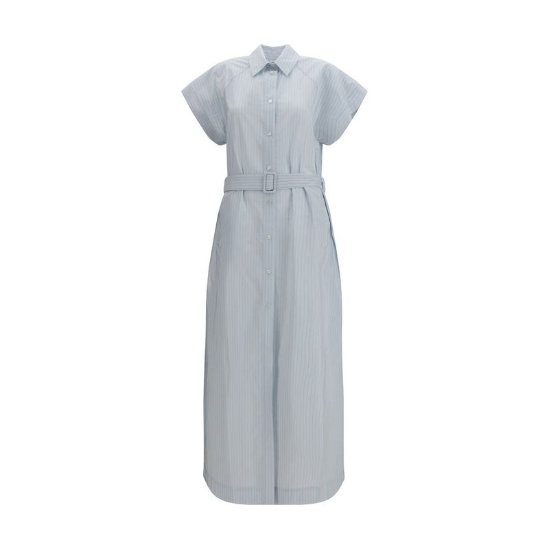 Jacob Cohen Blue Copper Long Dress - Élégant Style Chemisier