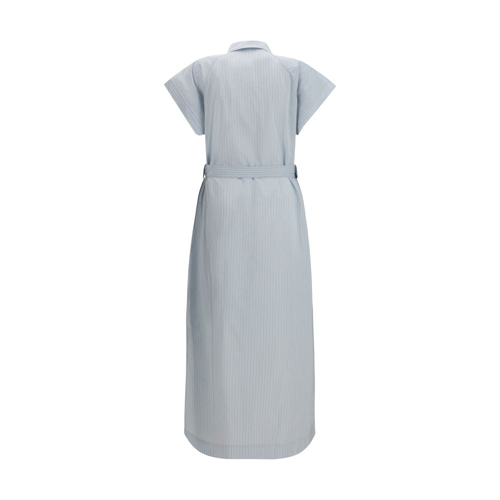 Jacob Cohen Blue Copper Long Dress - Élégant Style Chemisier
