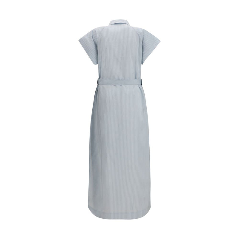 Jacob Cohen Blue Copper Long Dress - Élégant Style Chemisier