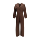 The Latest Drew Brown Cotton Jumpsuit for Women
