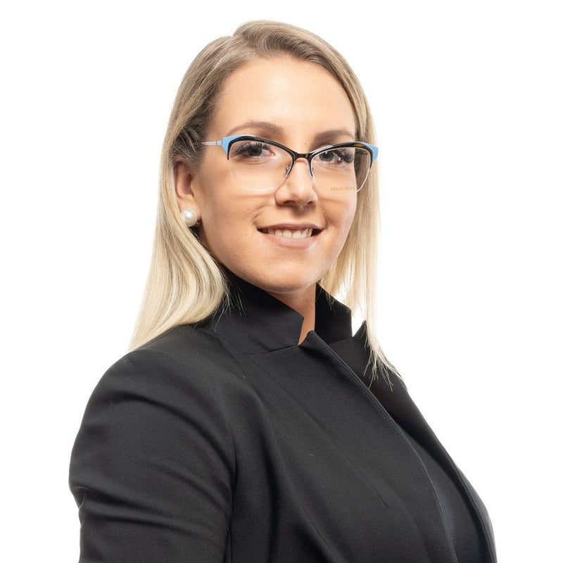 Emilio Pucci Silver Metal Glasses Frames for Women