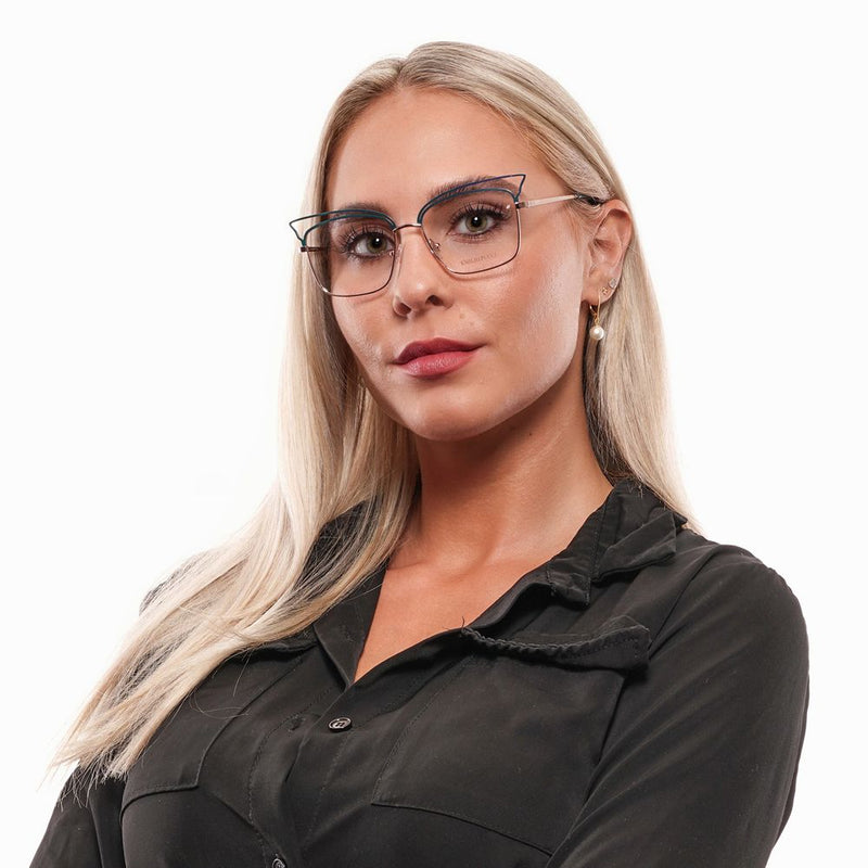 Emilio Pucci Turquoise Metal Glasses (Frames) for Women