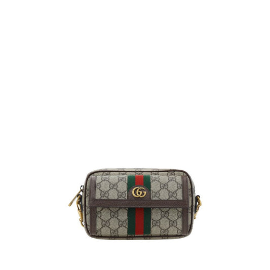 Sac à bandoulière Gucci en polyester marron