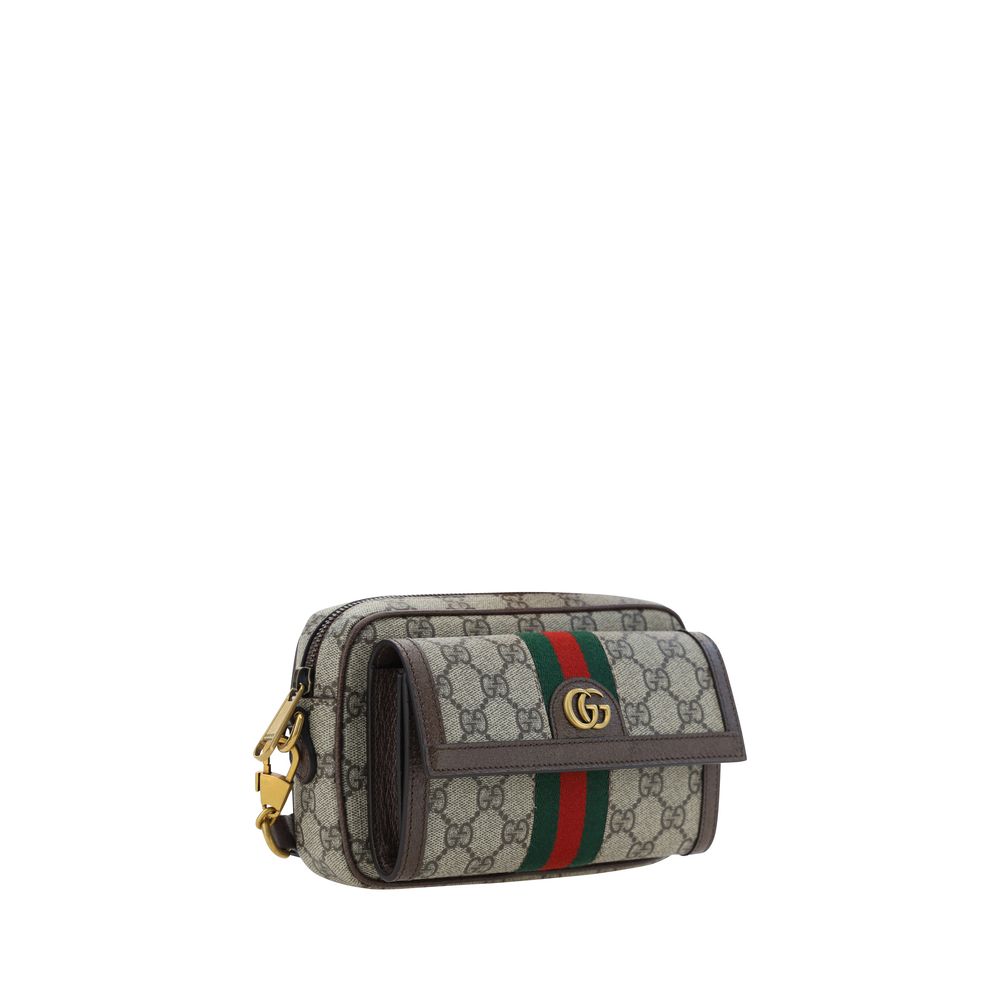 Gucci Bruine Polyester Schoudertas