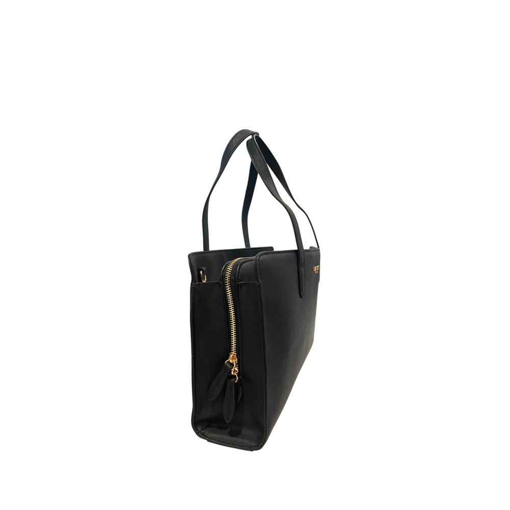Sac à bandoulière en PU noir Twinset pour femme