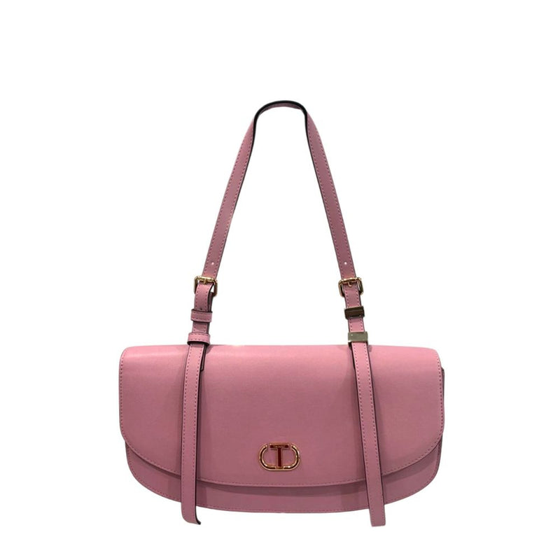 Sac à épaule Twinset Pink PU pour femmes
