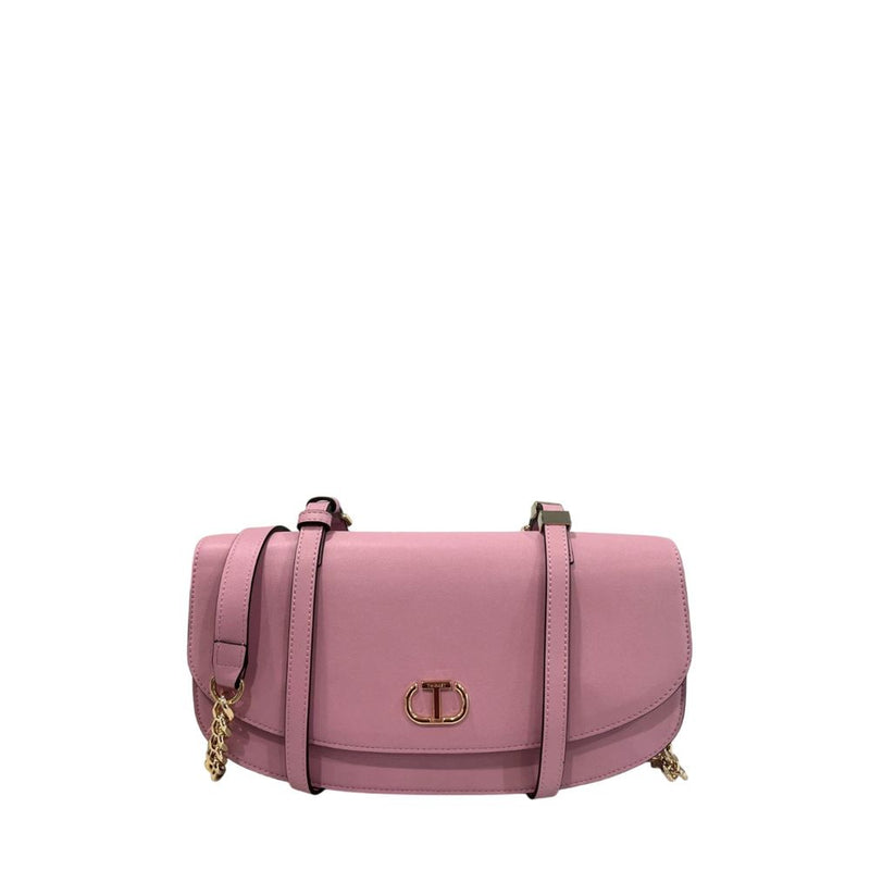 Sac à épaule Twinset Pink PU pour femmes