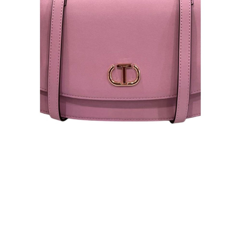 Sac à épaule Twinset Pink PU pour femmes