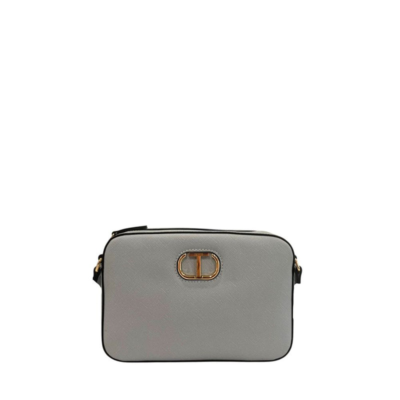 Sac à bandoulière en PU bleu Twinset pour femmes