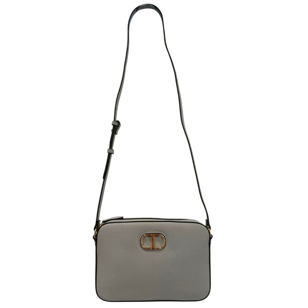 Sac à bandoulière en PU bleu Twinset pour femmes